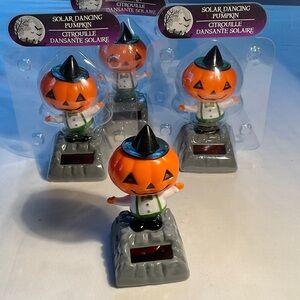 Solar Dancing Pumpkin Jack O Lantern